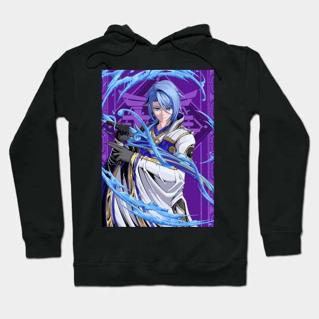 GENSHIN IMPACT KAMISATO AYATO Hoodie by Minami14R